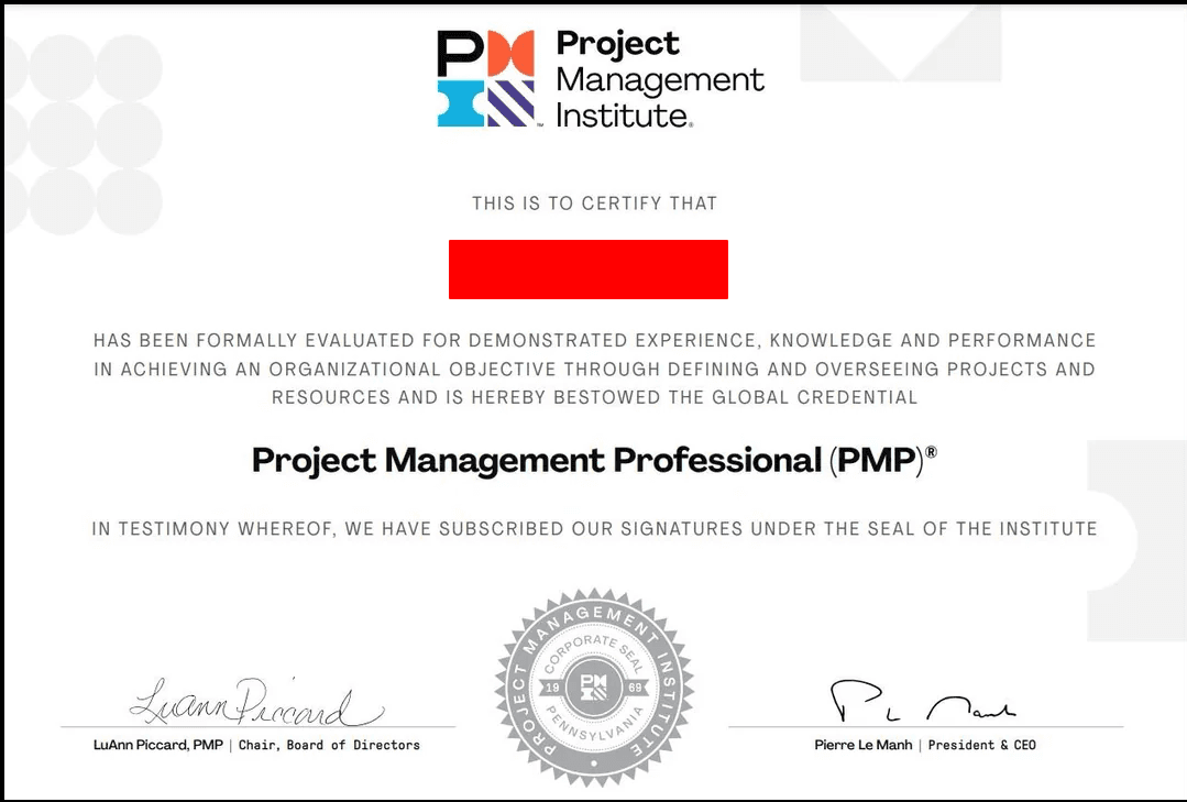 PMP Proctored Exam Support.